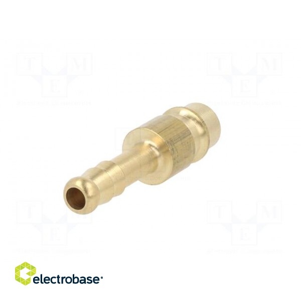 Connector | connector pipe | 0÷35bar | brass | NW 7,2,hose 6mm image 6