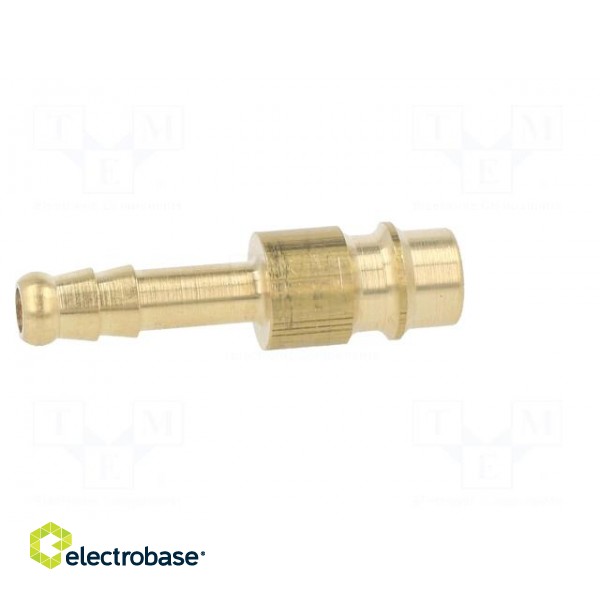 Connector | connector pipe | 0÷35bar | brass | NW 7,2,hose 6mm paveikslėlis 7