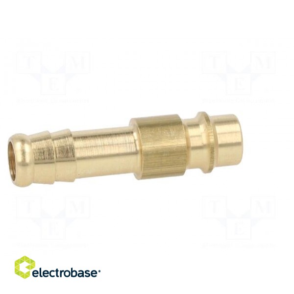 Connector | connector pipe | 0÷35bar | brass | NW 7,2,hose 9mm image 7