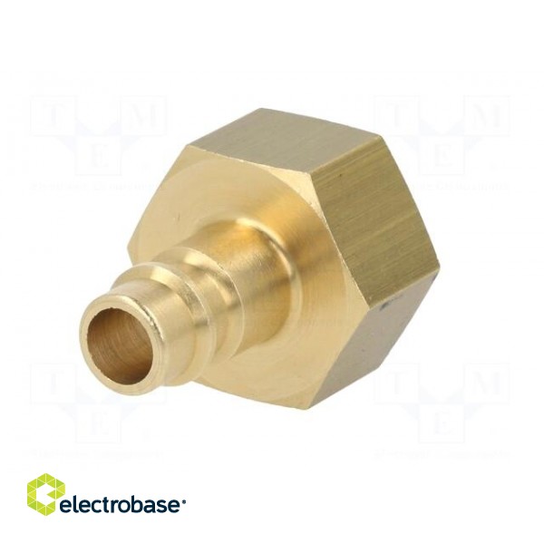 Connector | connector pipe | 0÷35bar | brass | NW 7,2 | -20÷100°C image 2