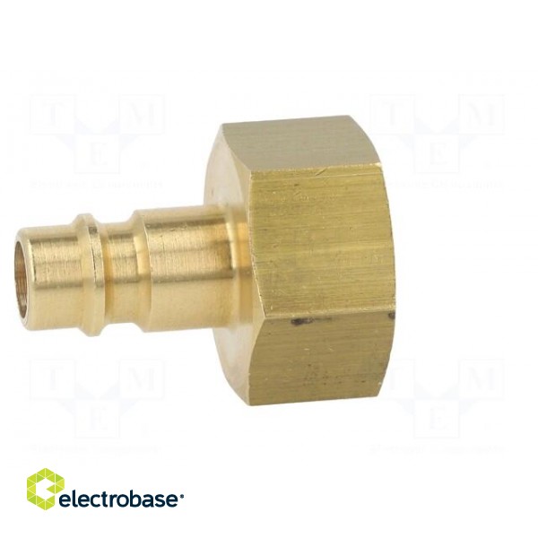 Connector | connector pipe | 0÷35bar | brass | NW 7,2 | -20÷100°C фото 3