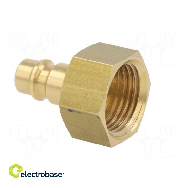 Connector | connector pipe | 0÷35bar | brass | NW 7,2 | -20÷100°C фото 4