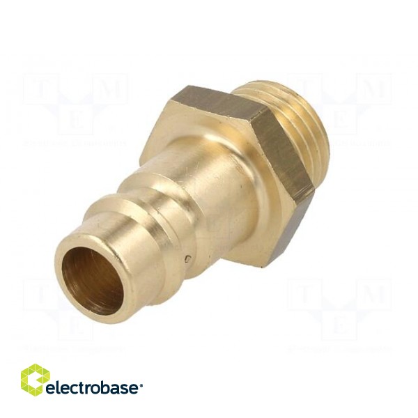 Connector | connector pipe | 0÷35bar | brass | NW 7,2 | -20÷100°C image 2