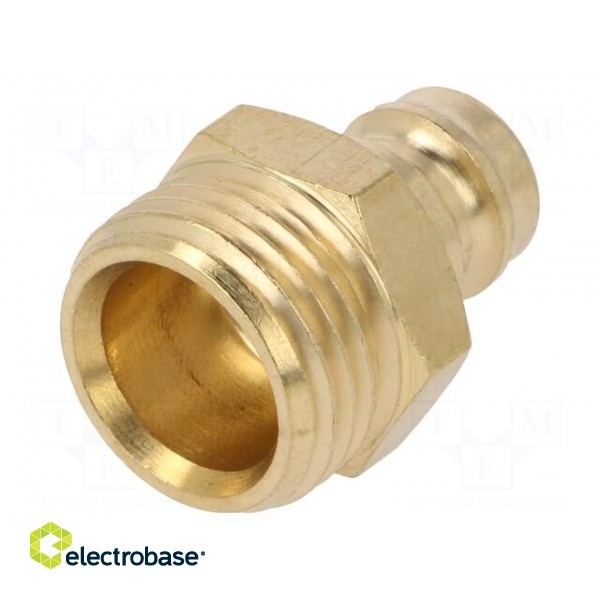 Connector | connector pipe | max.15bar | Enclos.mat: brass | Seal: FPM фото 1