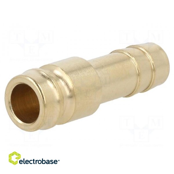 Connector | connector pipe | max.15bar | Enclos.mat: brass | Seal: FPM image 1