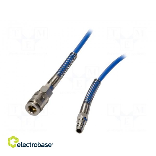 Pneumatic tubing | 10bar | polyurethane | 15m | NW7,2 connector pipe image 2
