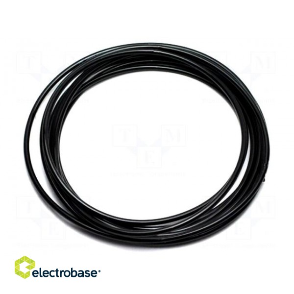 Pneumatic tubing | max.8bar | L: 20m | r bending min: 27mm | black