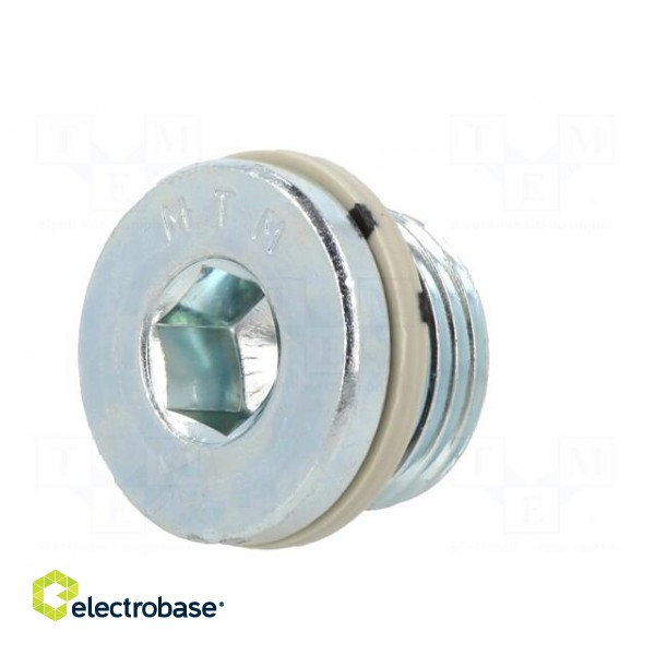 Protection cap | zinc plated steel | Thread: G 1/2" | 14Nm image 2
