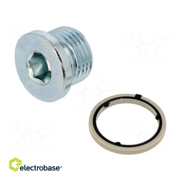 Protection cap | zinc plated steel | Thread: G 1/2" | 14Nm image 1