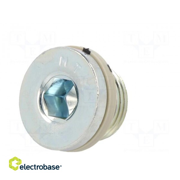Protection cap | zinc plated steel | Thread: G 3/8" | 12.5Nm image 2