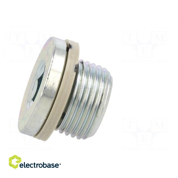 Protection cap | zinc plated steel | Thread: G 3/8" | 12.5Nm image 3