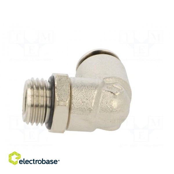 Push-in fitting | angled | -0.99÷20bar | nickel plated brass image 5