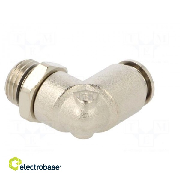 Push-in fitting | angled | -0.99÷20bar | nickel plated brass image 6