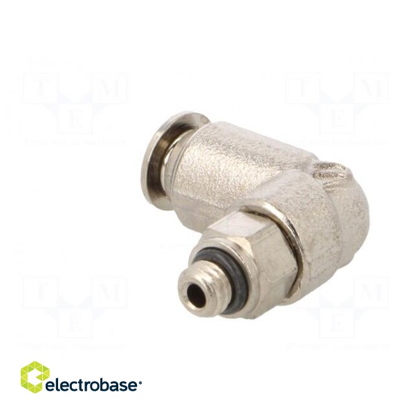 Push-in fitting | angled | -0.99÷20bar | nickel plated brass image 4