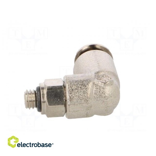 Push-in fitting | angled | -0.99÷20bar | nickel plated brass image 5