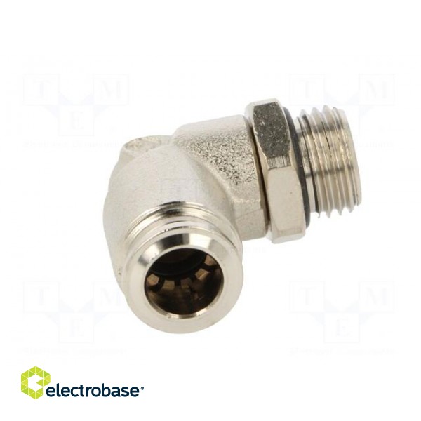 Push-in fitting | angled | -0.99÷20bar | nickel plated brass image 9