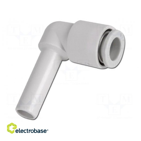 Push-in fitting | angled 90° | -1÷10bar | polypropylene | 29.3mm