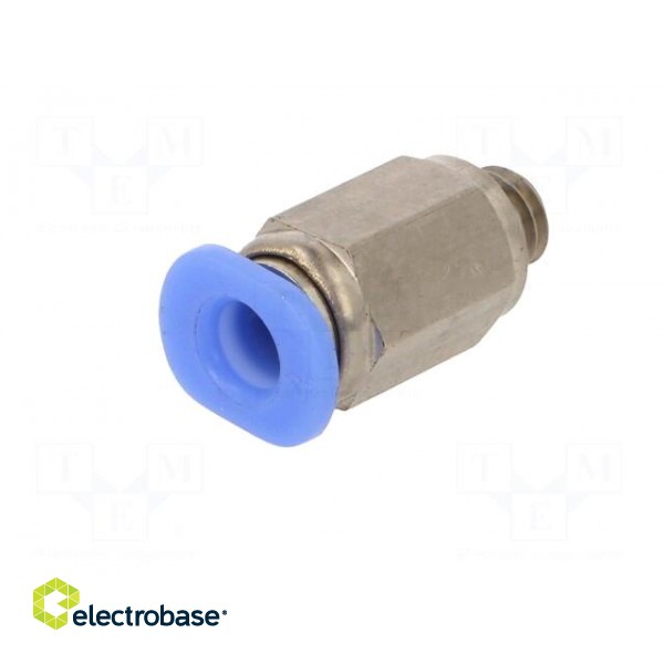 Push-in fitting | straight | -0.95÷10bar | nickel plated brass image 2