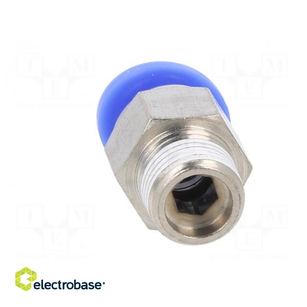 Push-in fitting | straight | -0.95÷15bar | nickel plated brass image 5