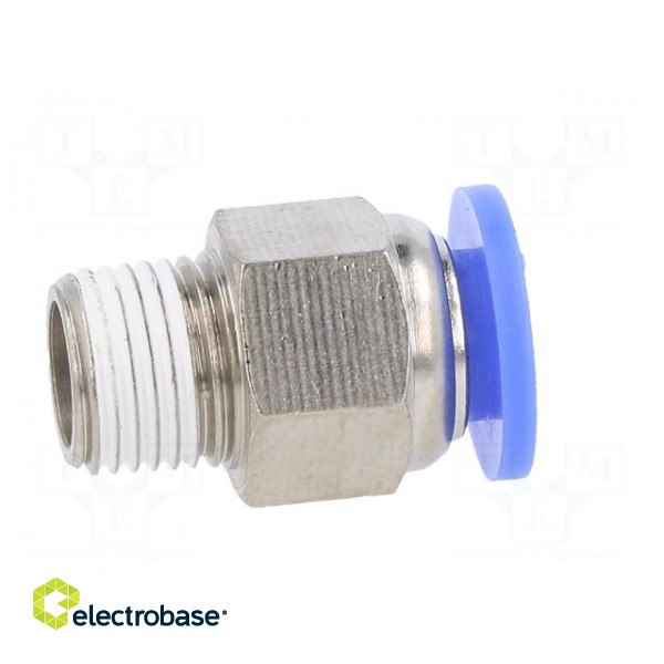 Push-in fitting | straight | -0.95÷15bar | nickel plated brass image 7