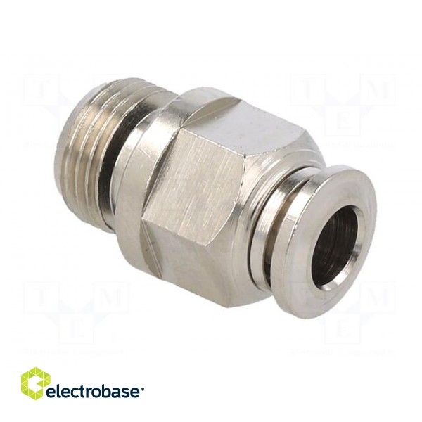 Push-in fitting | straight | -0.99÷20bar | nickel plated brass фото 8