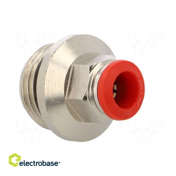 Push-in fitting | straight | -0.99÷20bar | nickel plated brass фото 5