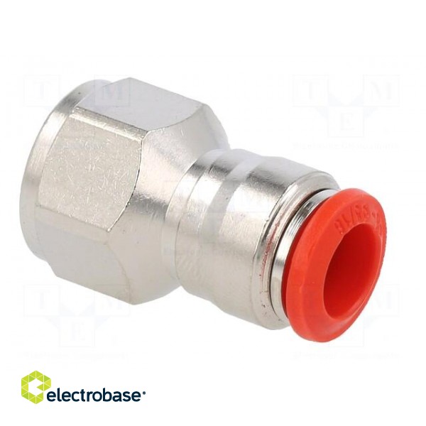 Push-in fitting | straight | -0.99÷20bar | nickel plated brass image 8