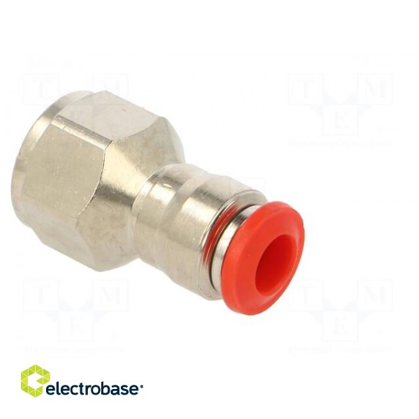 Push-in fitting | straight | -0.99÷20bar | nickel plated brass image 4