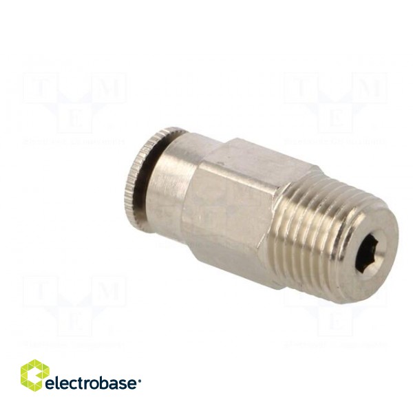 Push-in fitting | straight | 0÷30bar | nickel plated brass image 4