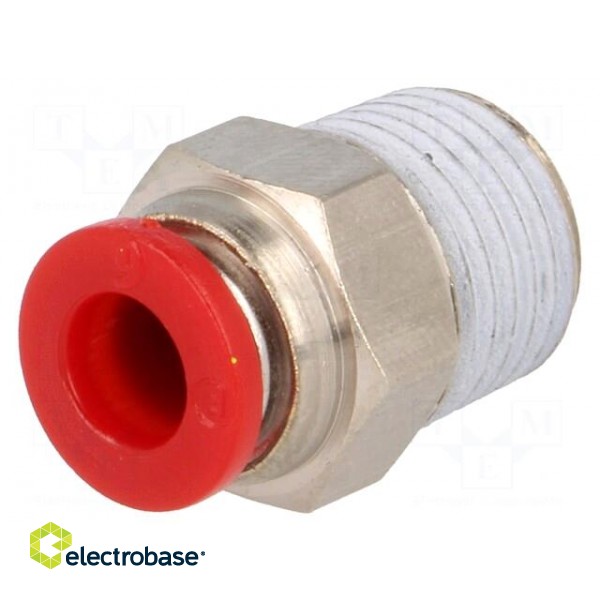 Composite connector | straight | BSP 1/4" image 1