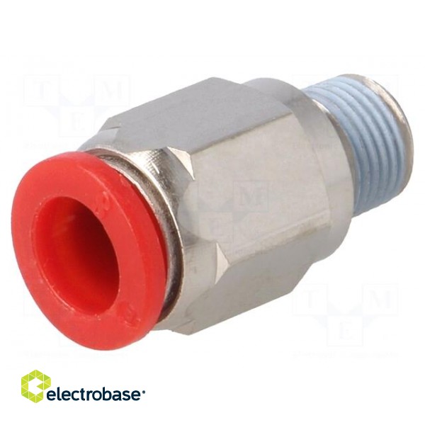 Composite connector | straight | BSP 1/8" image 1