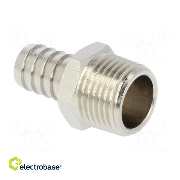 Push-in fitting | connector pipe | nickel plated brass | 14mm image 8