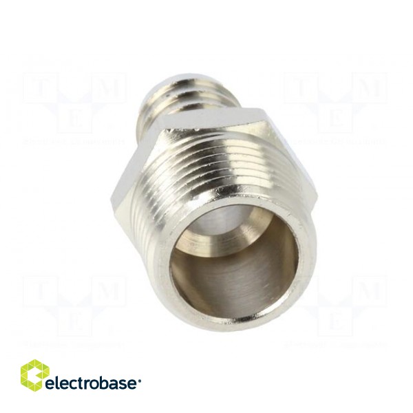 Push-in fitting | connector pipe | nickel plated brass | 14mm image 9