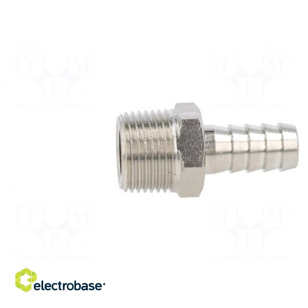 Metal connector | threaded | G 3/8" | Mat: nickel plated brass image 3