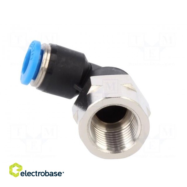 Push-in fitting | threaded,angled 90° | G 1/4" | outside image 3