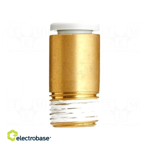 Push-in fitting | threaded,straight | -1÷10bar | brass | -5÷60°C