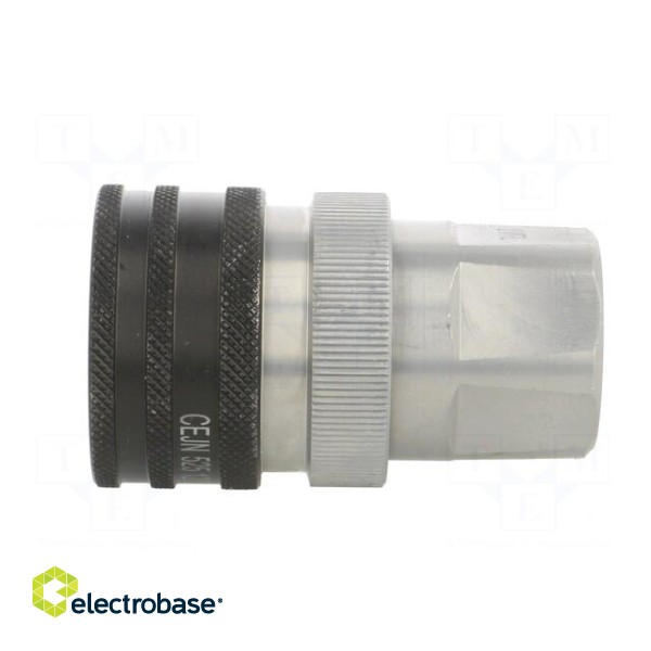 Quick connection coupling | 250bar | Seal: NBR | Int.thread: G 1/2" image 3