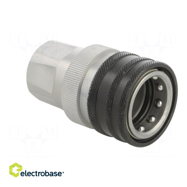 Quick connection coupling | 250bar | Seal: NBR | Int.thread: G 1/2" paveikslėlis 8