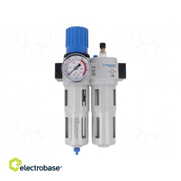 Air preparation set | G 1/2" | inside | 3500l/min | 20um | -10÷60°C image 2