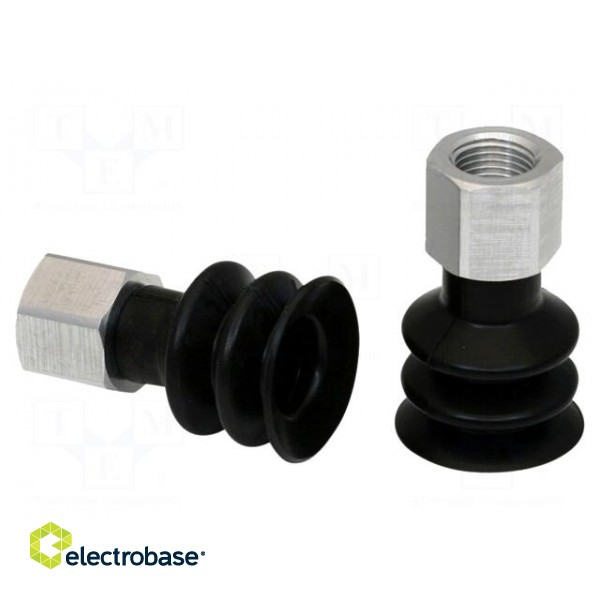 Suction cup | Nitrile rubber NBR | 20mm | Mounting: G1/8-IG | 6.4g