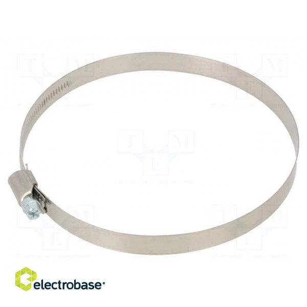 Cable tie | Ø: 110÷130mm | W: 12mm | Material: chrome steel AISI 430