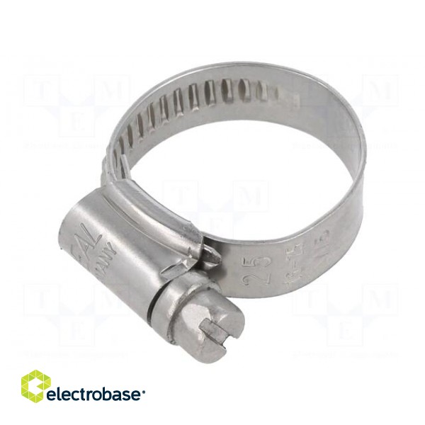 Cable tie | Ø: 16÷25mm | W: 9mm | Material: stainless steel