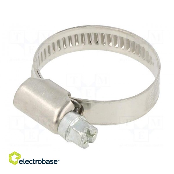 Cable tie | Ø: 20÷32mm | W: 9mm | Material: chrome steel AISI 430