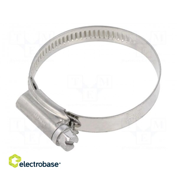 Cable tie | Ø: 32÷50mm | W: 9mm | Material: stainless steel