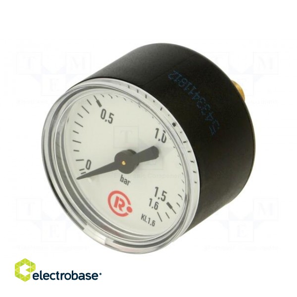 Manometer | 0÷1.6bar | 40mm | non-aggressive liquids,inert gases paveikslėlis 1