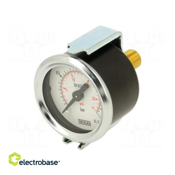 Manometer | 0÷1.6bar | 40mm | non-aggressive liquids,inert gases фото 1