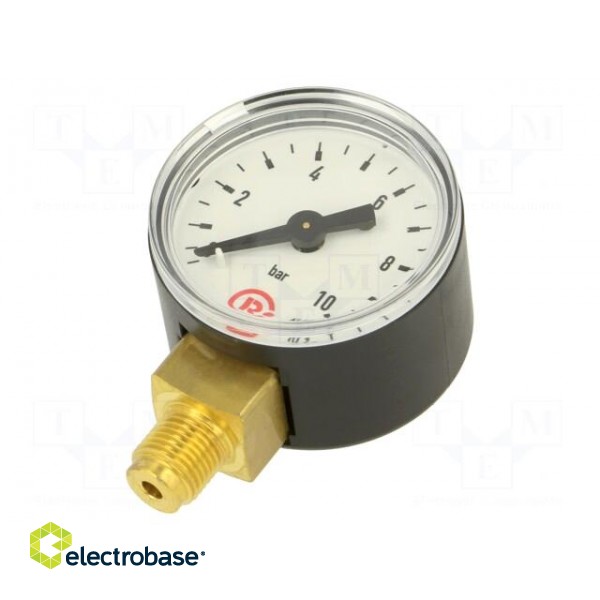 Manometer | 0÷10bar | 40mm | non-aggressive liquids,inert gases