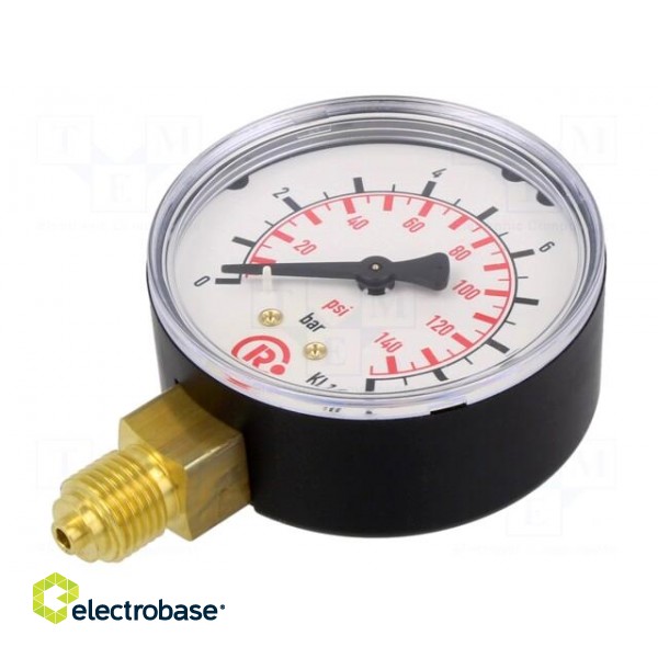 Manometer | 0÷10bar | 63mm | non-aggressive liquids,inert gases