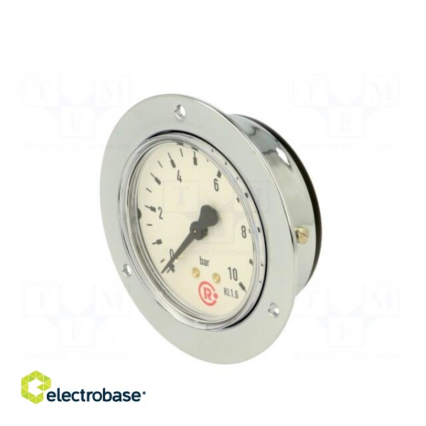 Manometer | 0÷10bar | 63mm | non-aggressive liquids,inert gases image 2