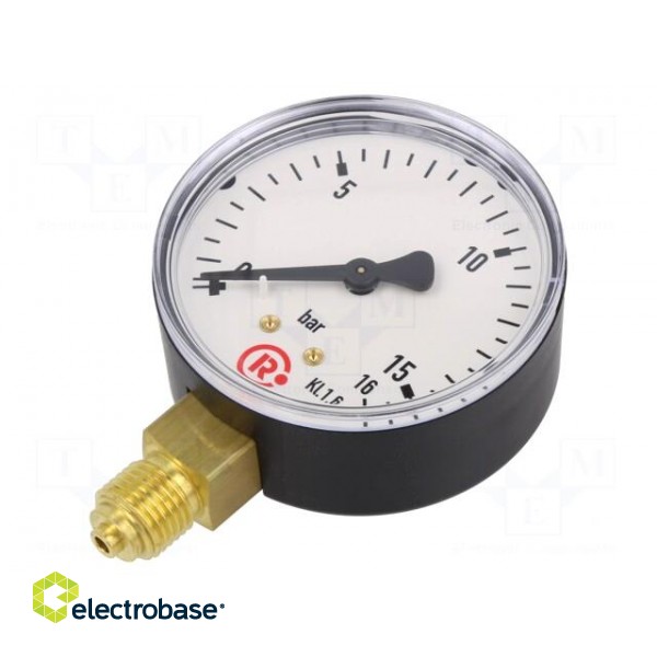 Manometer | 0÷16bar | 63mm | non-aggressive liquids,inert gases